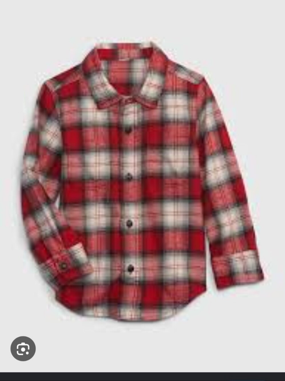 Gap Organic Cotton Plaid Shirt 3 Years